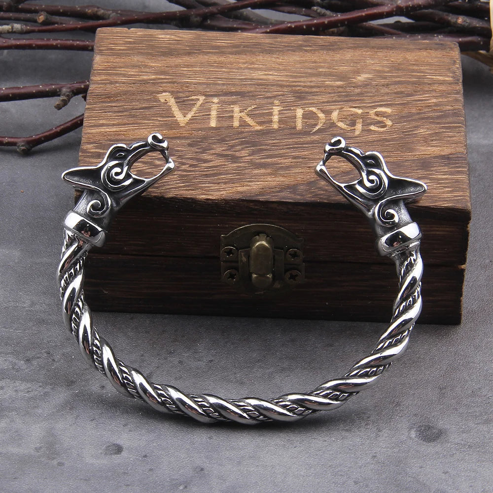 Norse Wolf Pack Arm Ring