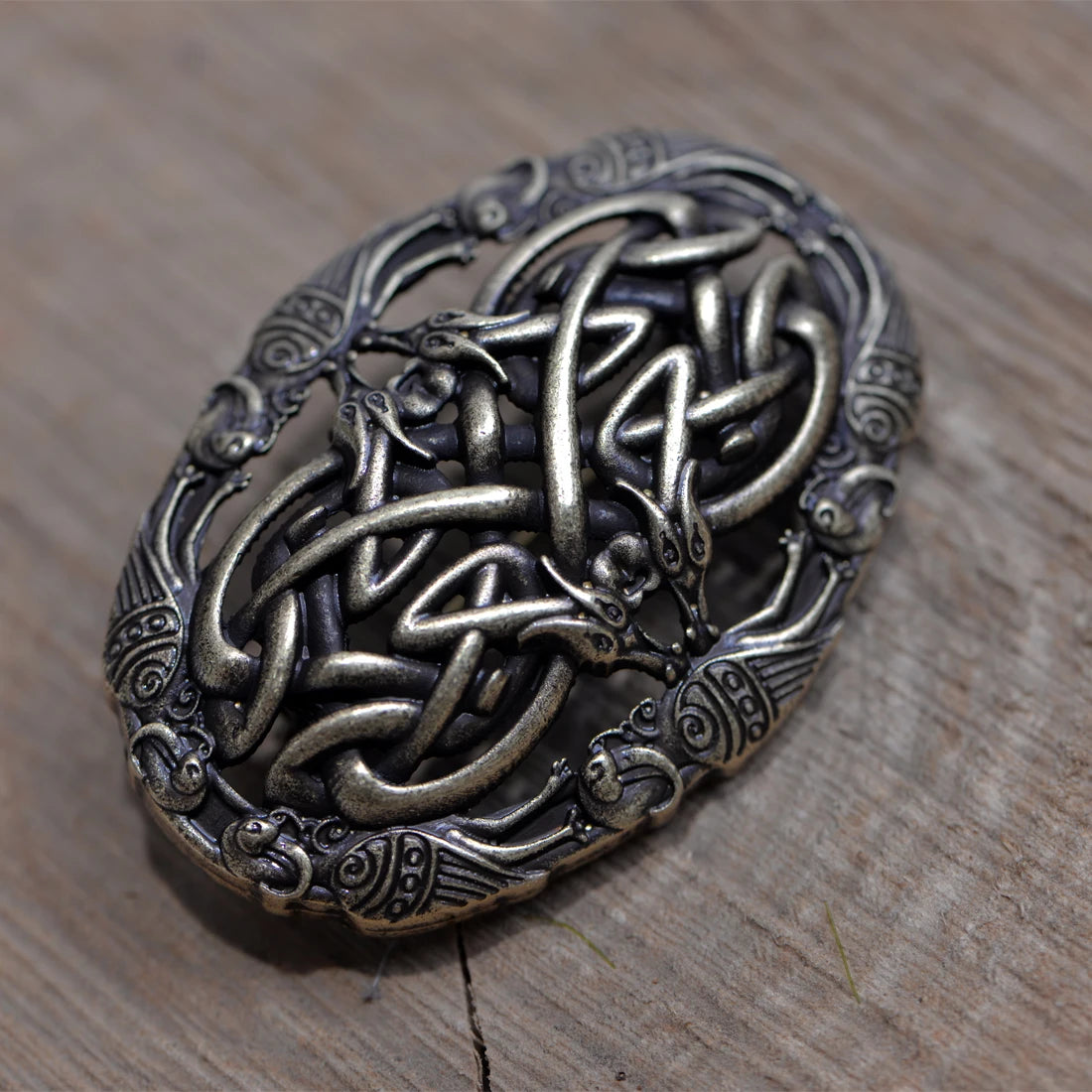 Brooch Threads of Destiny Norse Celtic Pin