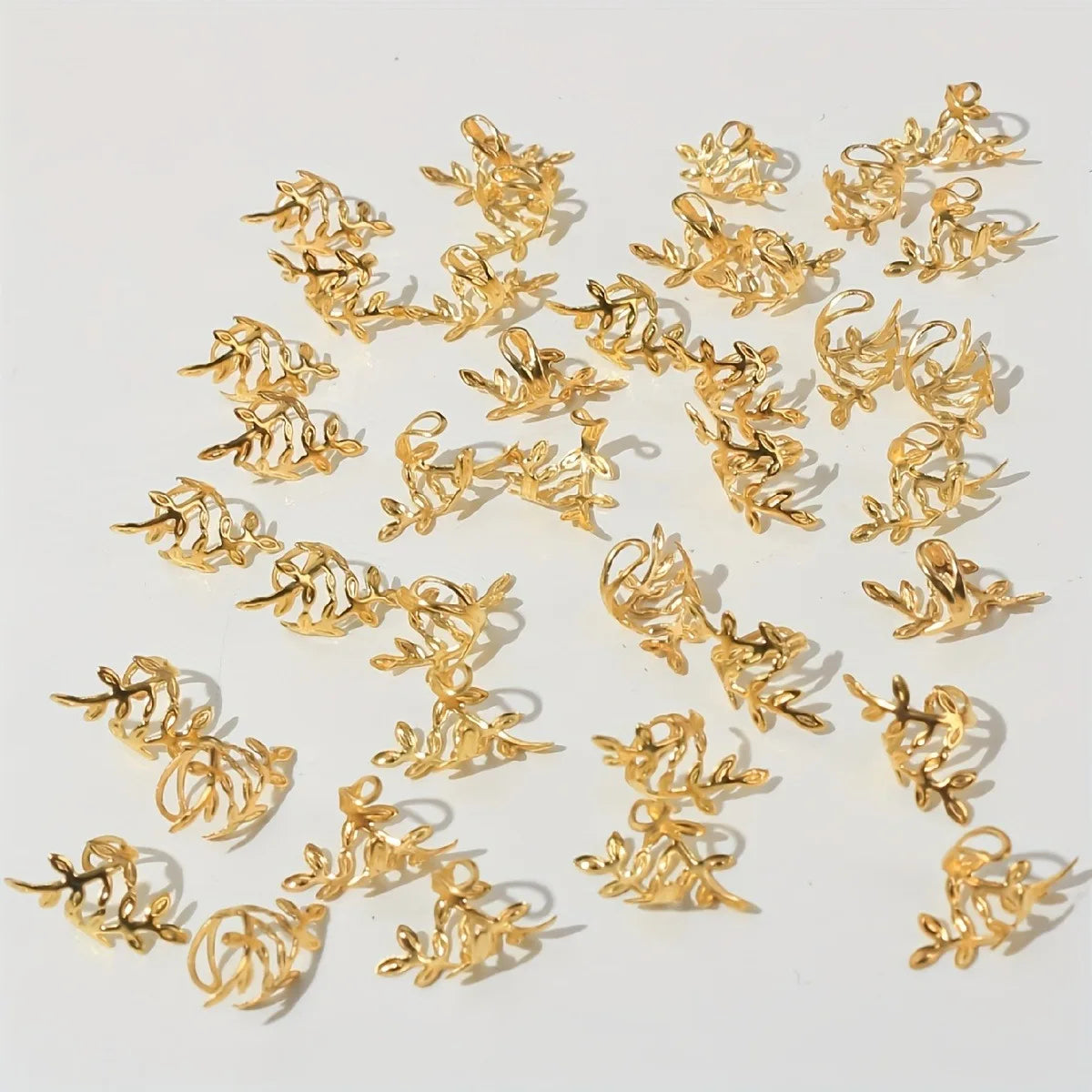Vinebound Valkyrie Set of 40 Norse Hair Ring Spiral Charms