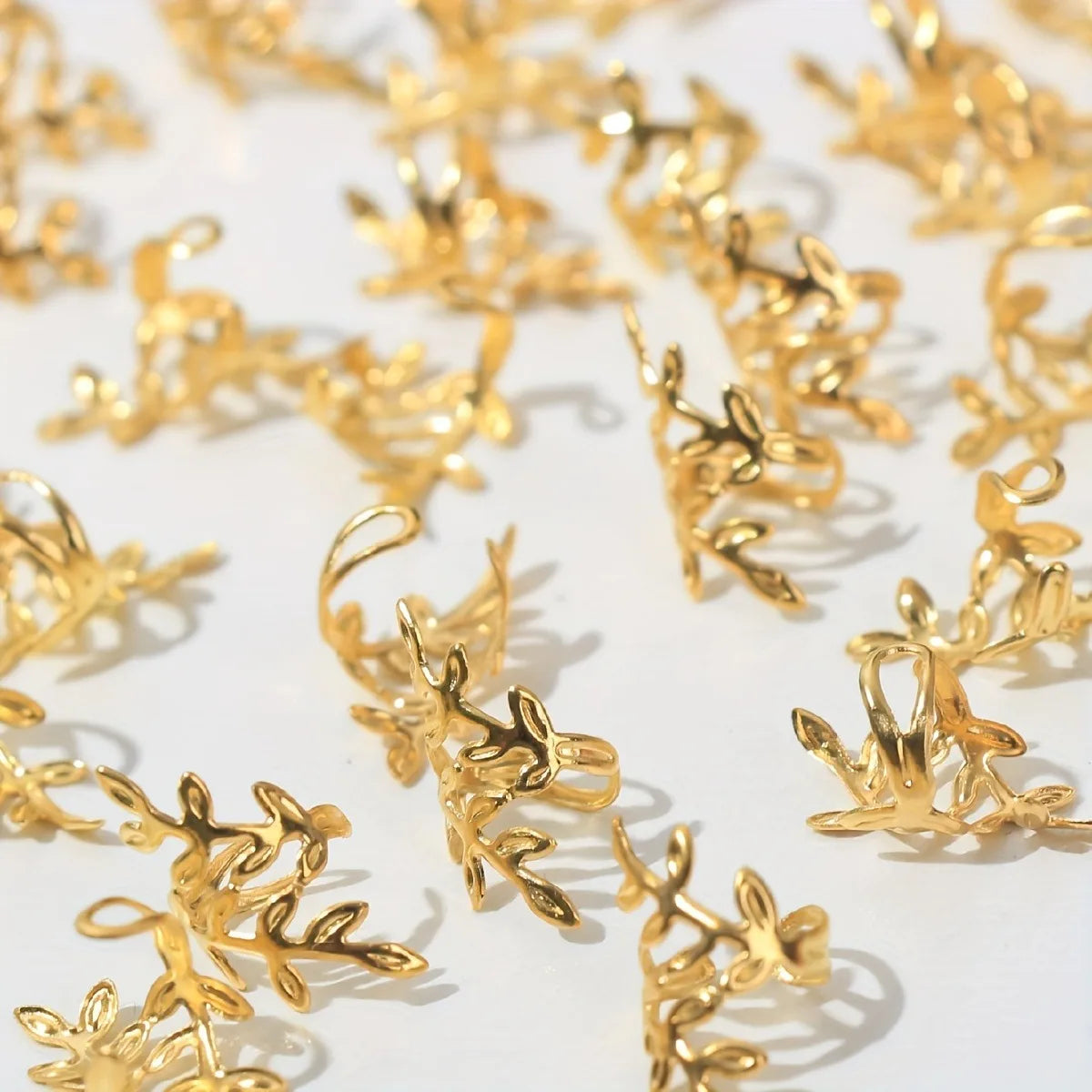 Vinebound Valkyrie Set of 40 Norse Hair Ring Spiral Charms