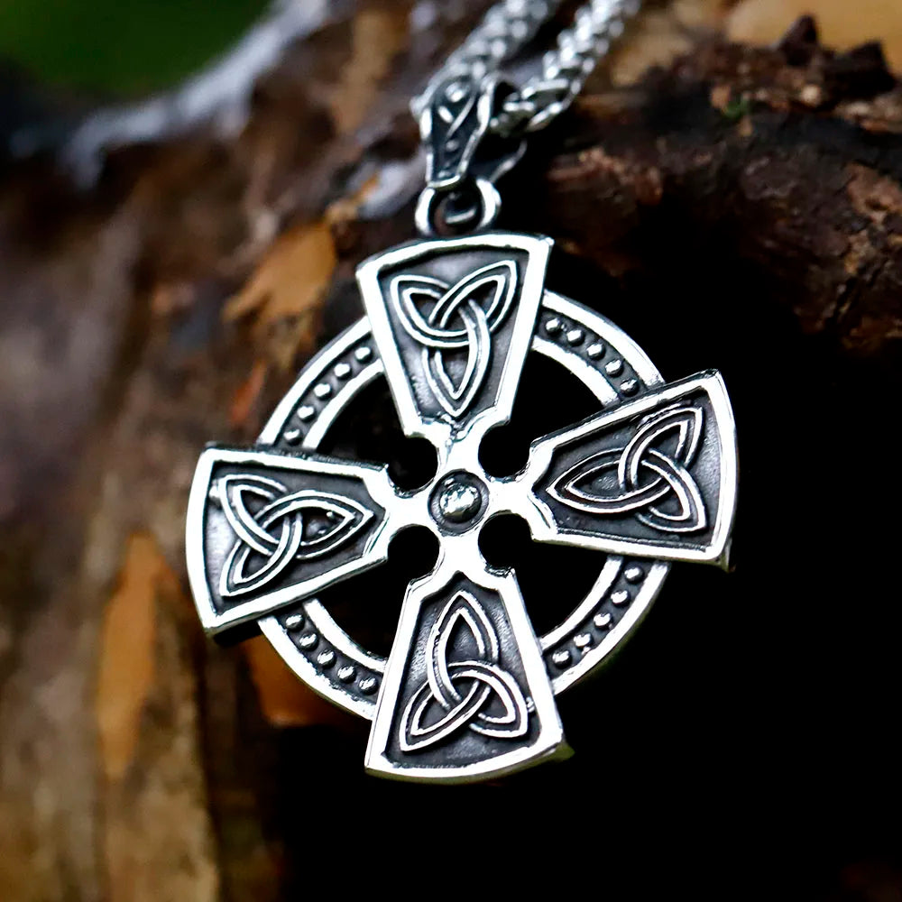 Sacred Weave Cross Necklace