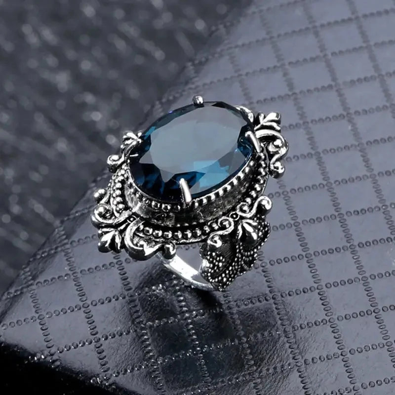 Frozen Abyss Norse Viking Ring