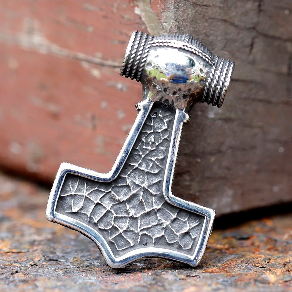 Viking Mjolnir Thor's Hammer Necklace Pendant