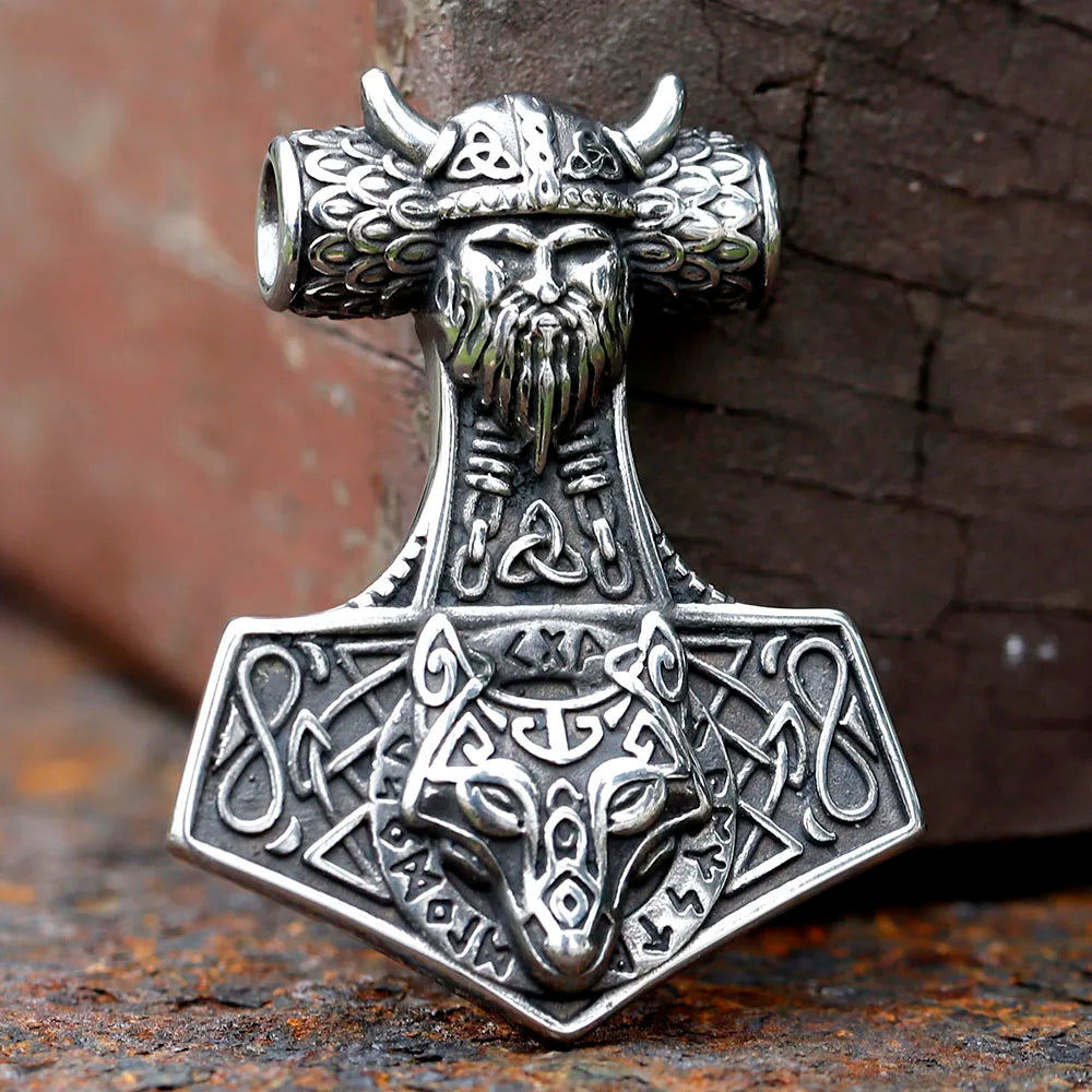 WOLFSTORM Mjolnir Necklace Pendant
