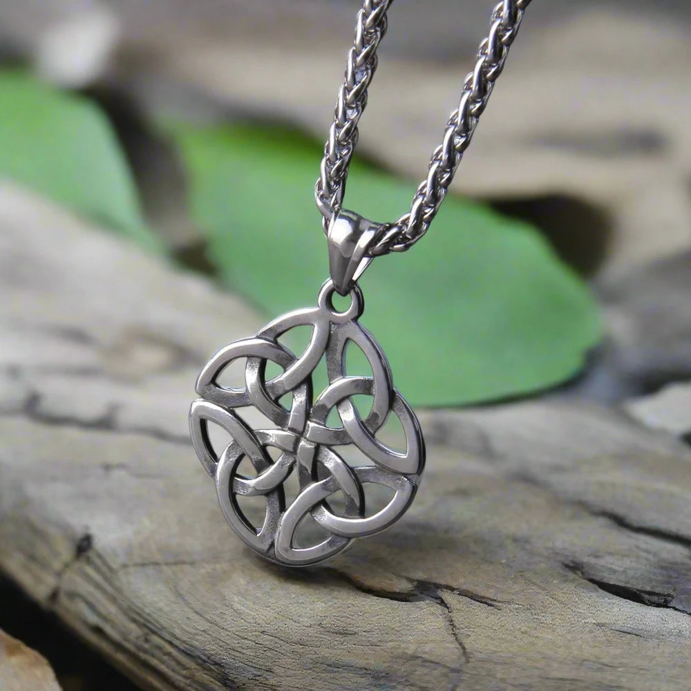 Viking Celtic Knot Necklace Stainless Steel