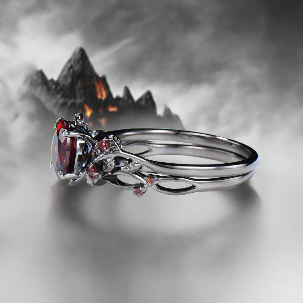 Viking Flamebound Oath Norse Ring