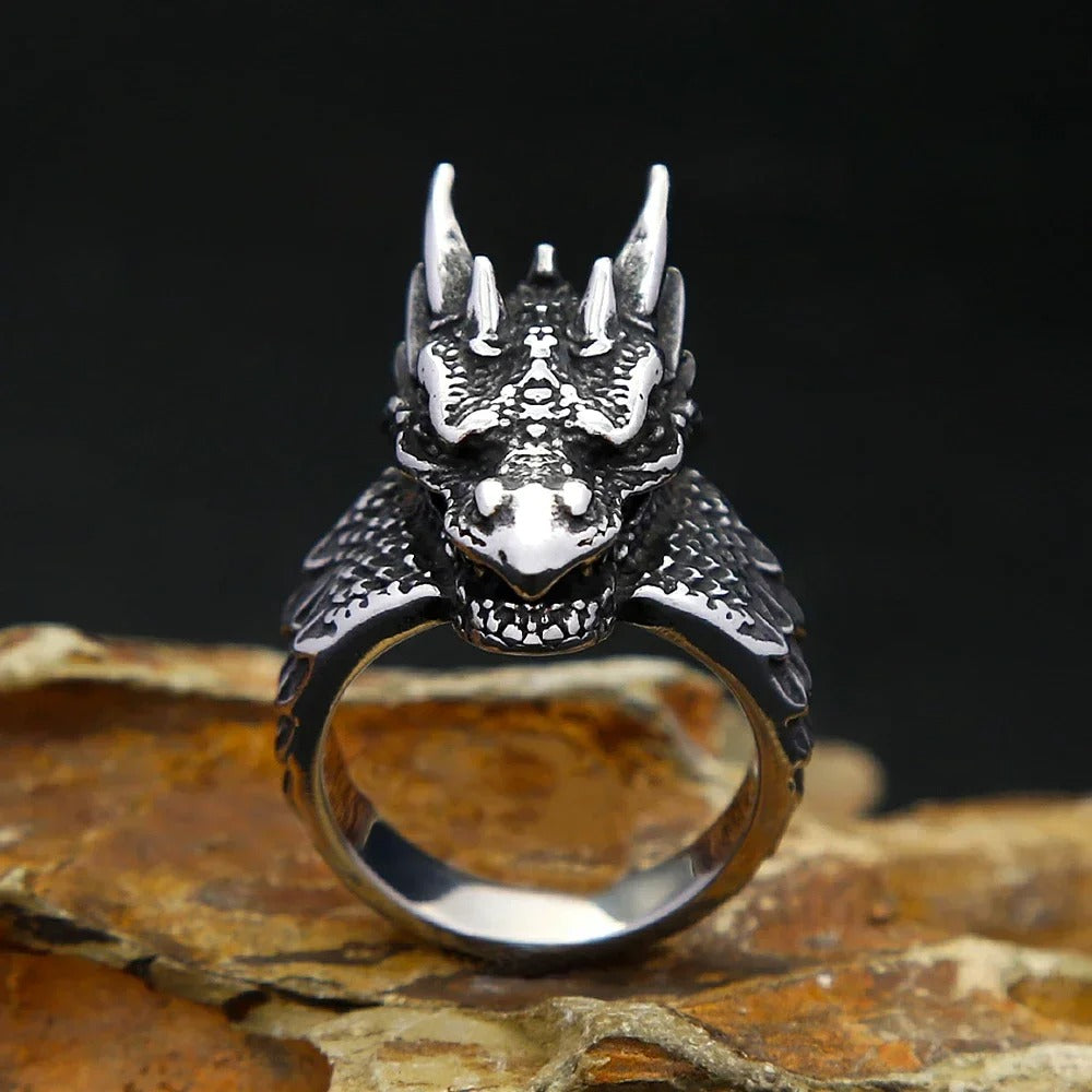 Viking Dragon of Asgard Norse Ring