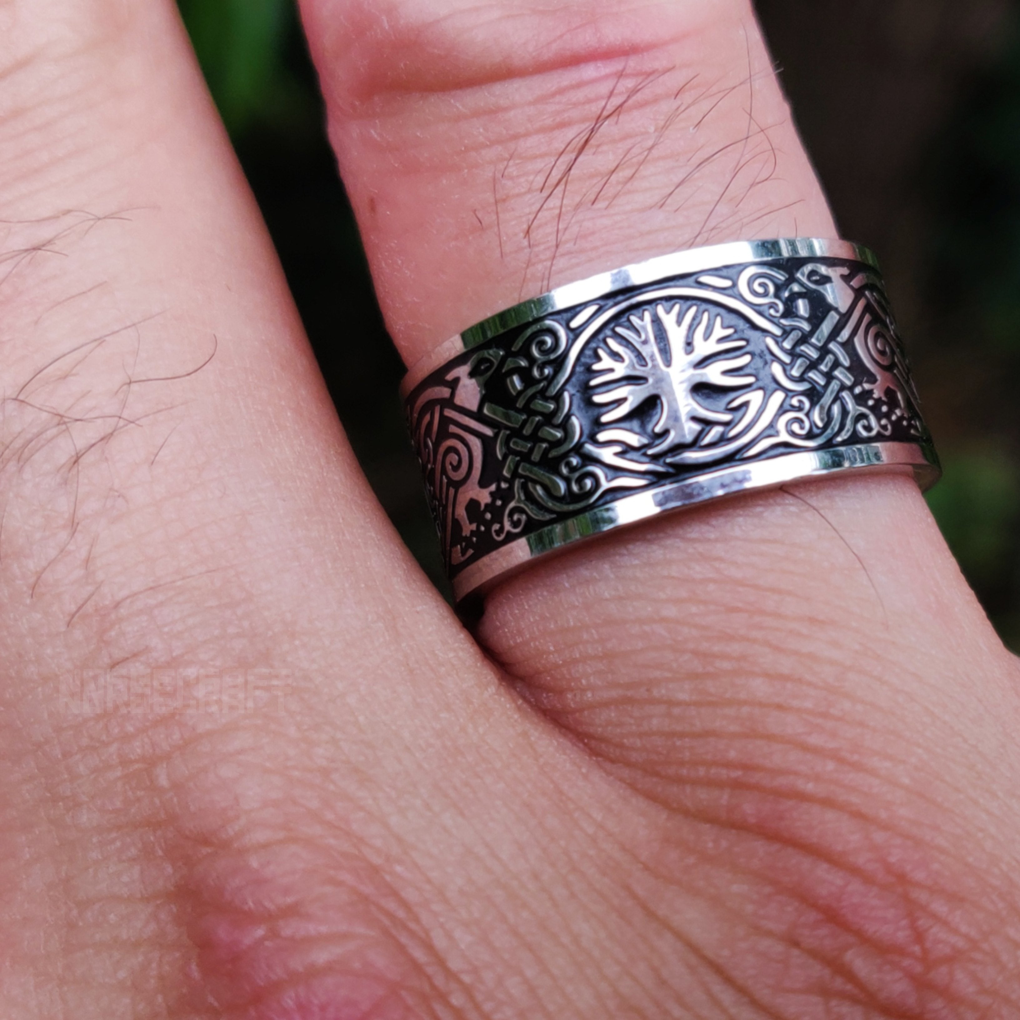Blessings of Yggdrasil Ring Stainless Steel