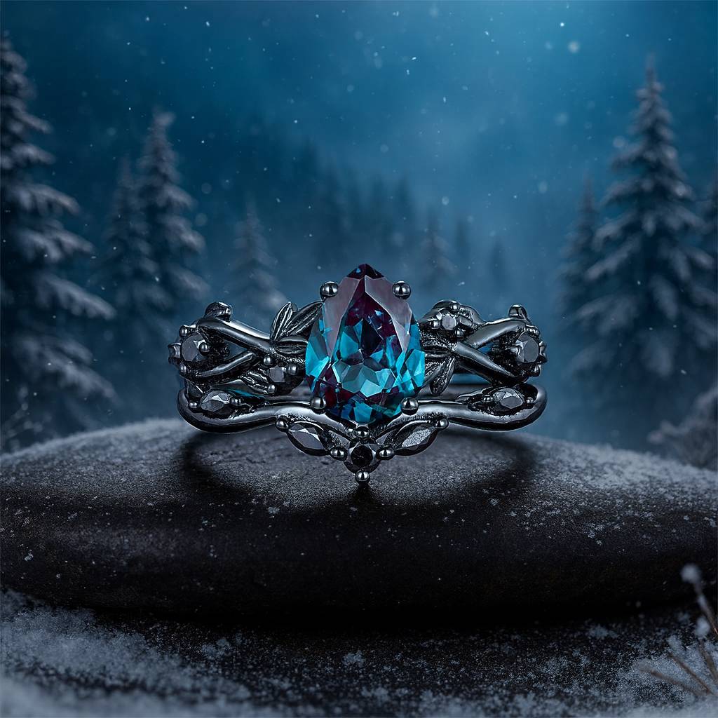 Viking Frostflower of Freyja Norse Ring