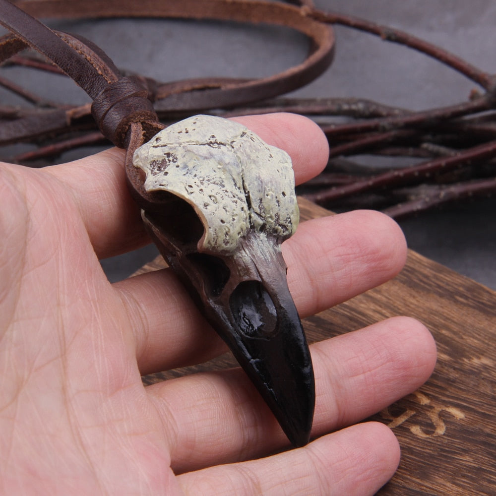 Skull of the Raven King Necklace