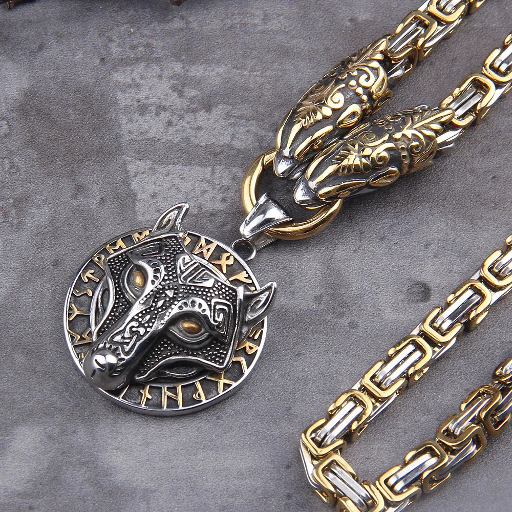 Fate of Fenrir Necklace Stainless Steel