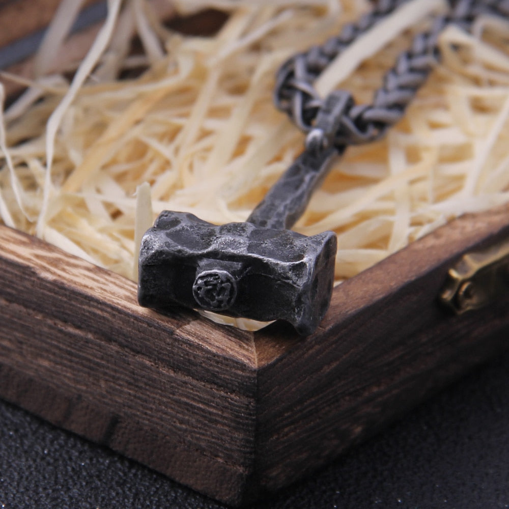 Hammer of Brokkr & Sindri Necklace Stainless Steel