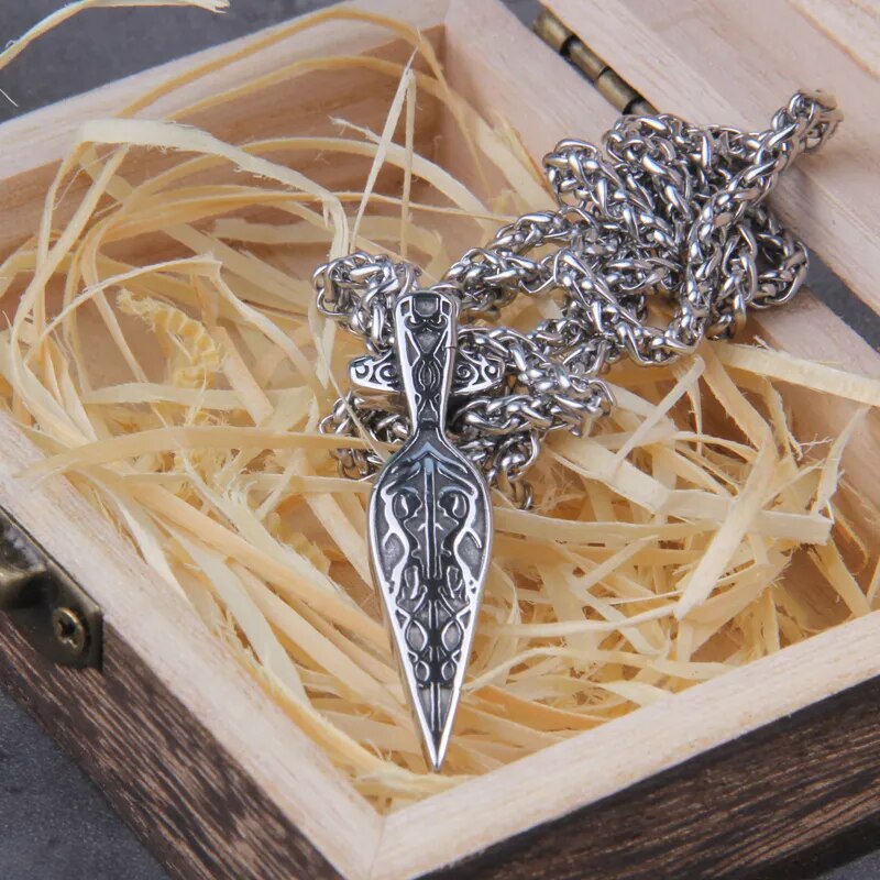 Gungnir Spear Necklace Stainless Steel