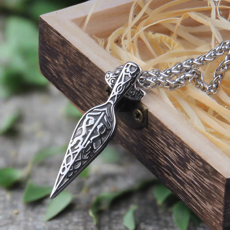 Gungnir Spear Necklace Stainless Steel