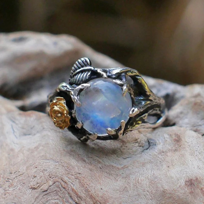 Light of Valhalla Moonstone Ring