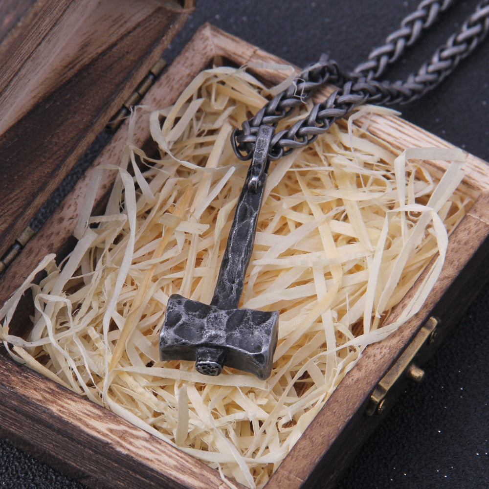 Hammer of Brokkr & Sindri Necklace Stainless Steel