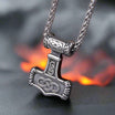 Viking Thor's Hammer Mjolnir Necklace