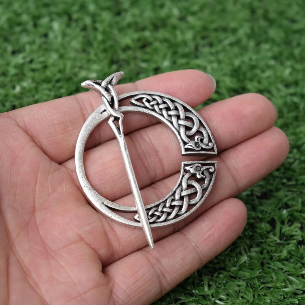 Celtic Threads of Fate Brooch Pin