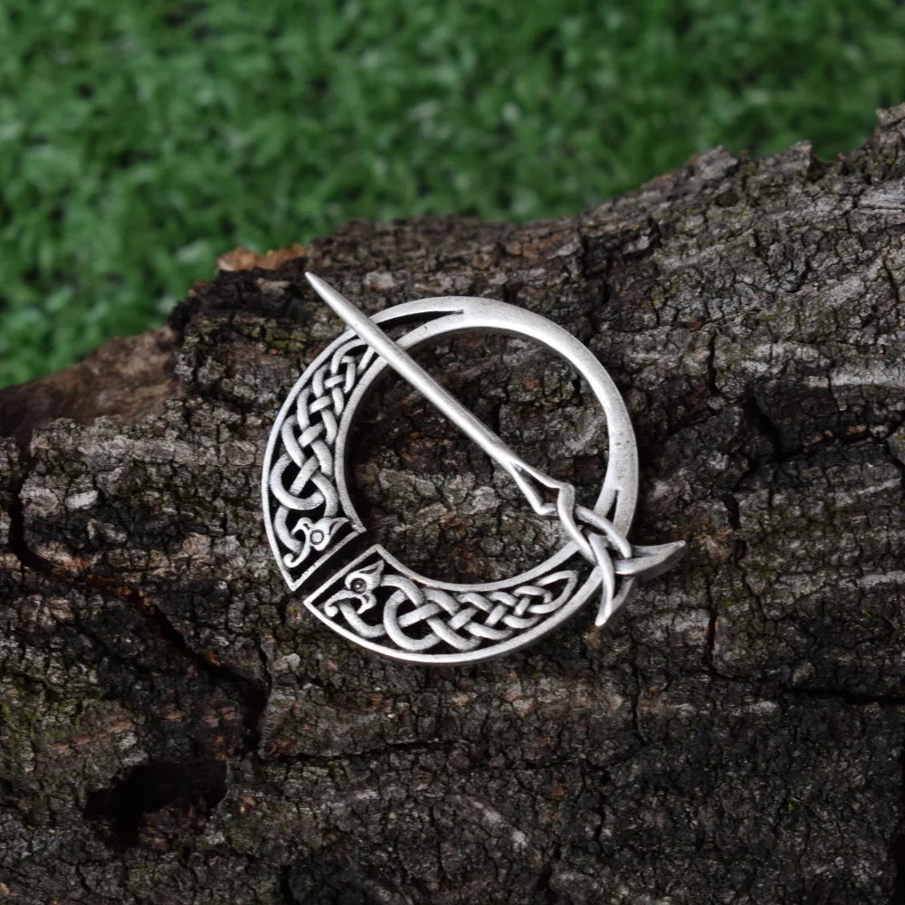 Celtic Threads of Fate Brooch Pin