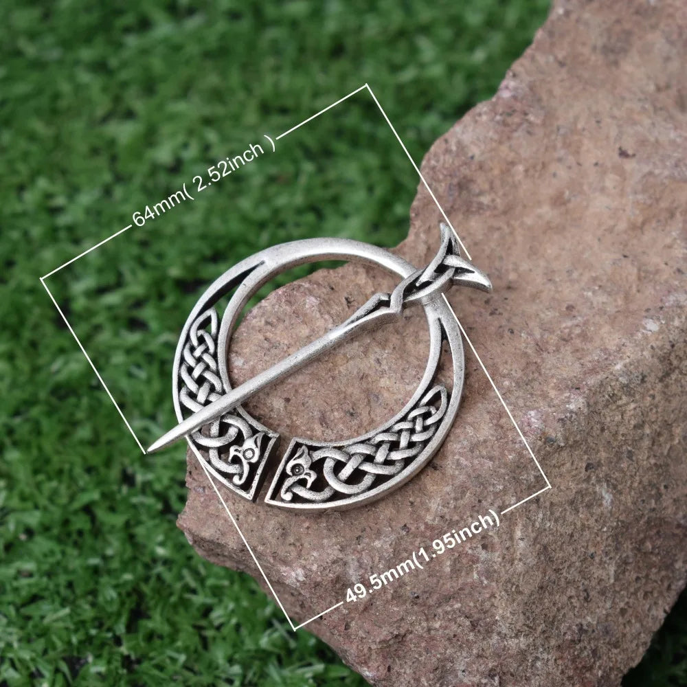 Celtic Threads of Fate Brooch Pin