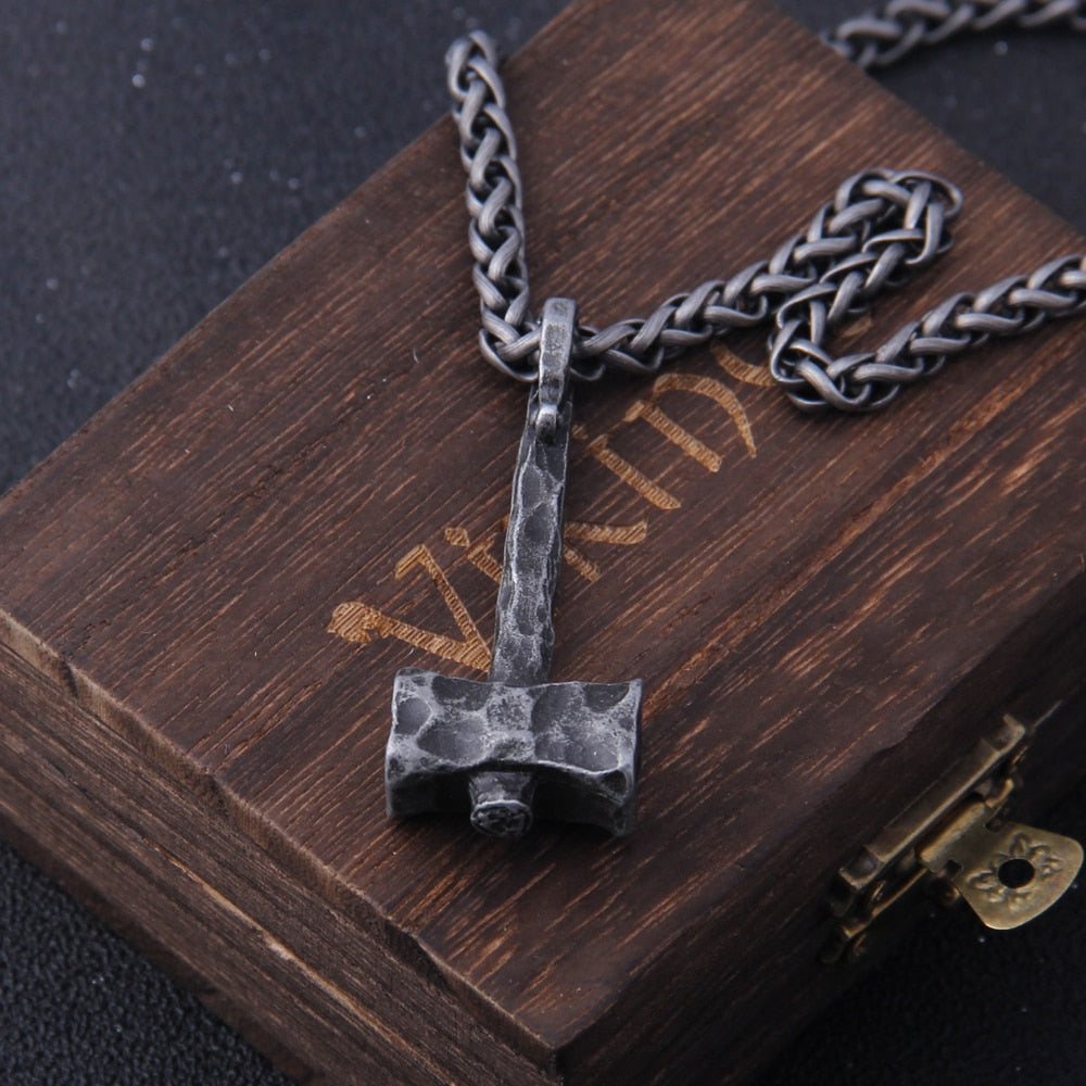 Hammer of Brokkr & Sindri Necklace Stainless Steel