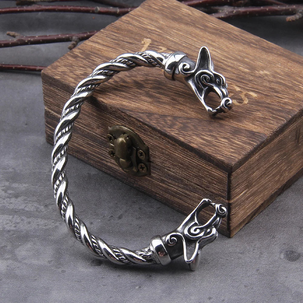 Norse Wolf Pack Arm Ring