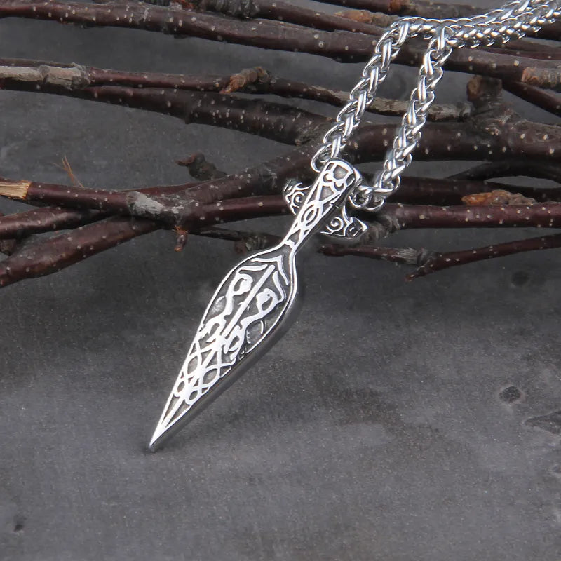 Gungnir Spear Necklace Stainless Steel