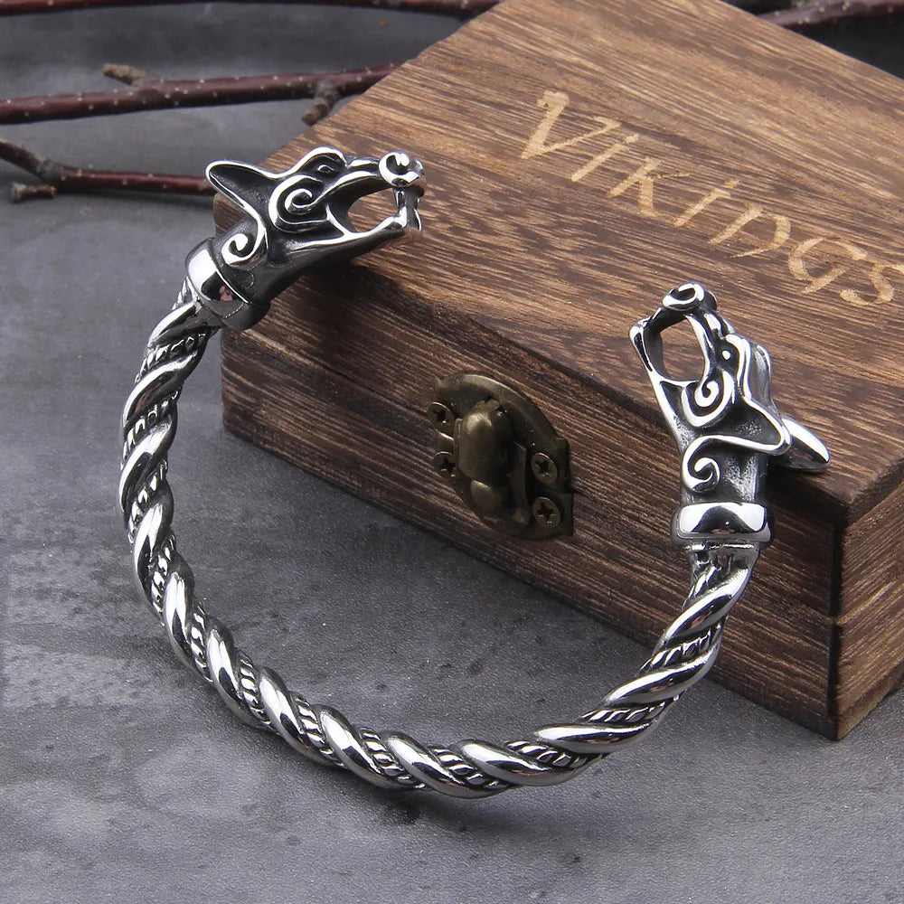 Norse Wolf Pack Arm Ring