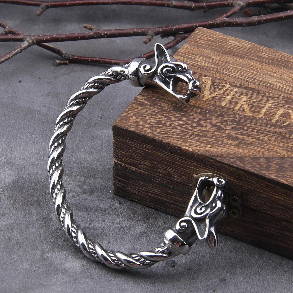 Norse Wolf Pack Arm Ring