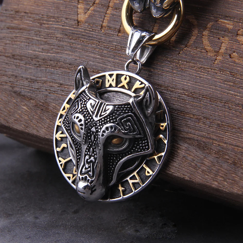 Fate of Fenrir Necklace Stainless Steel