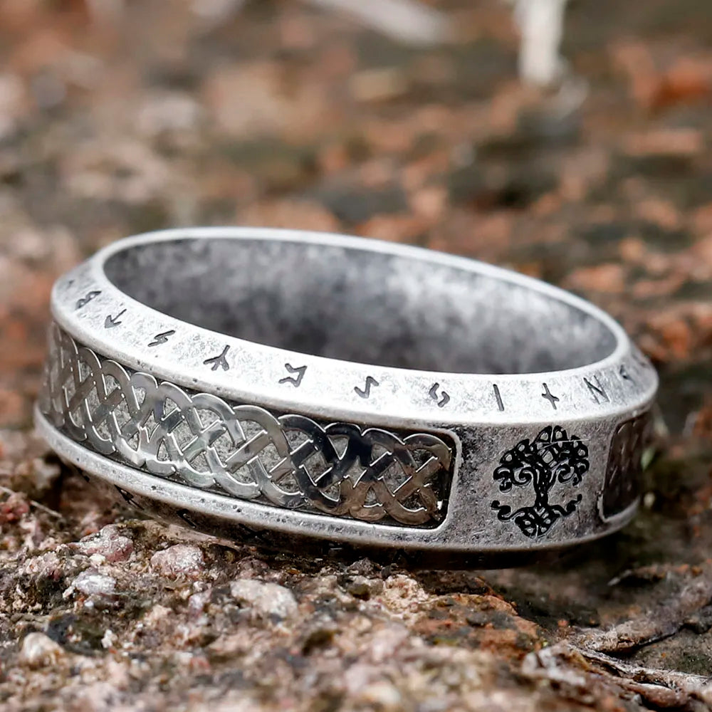 Viking Roots of Eternity Yggdrasil Ring Stainless Steel