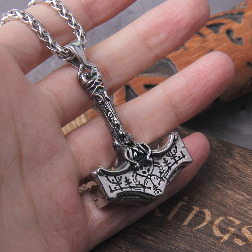 Rage of Thor Mjolnir Necklace Stainless Steel