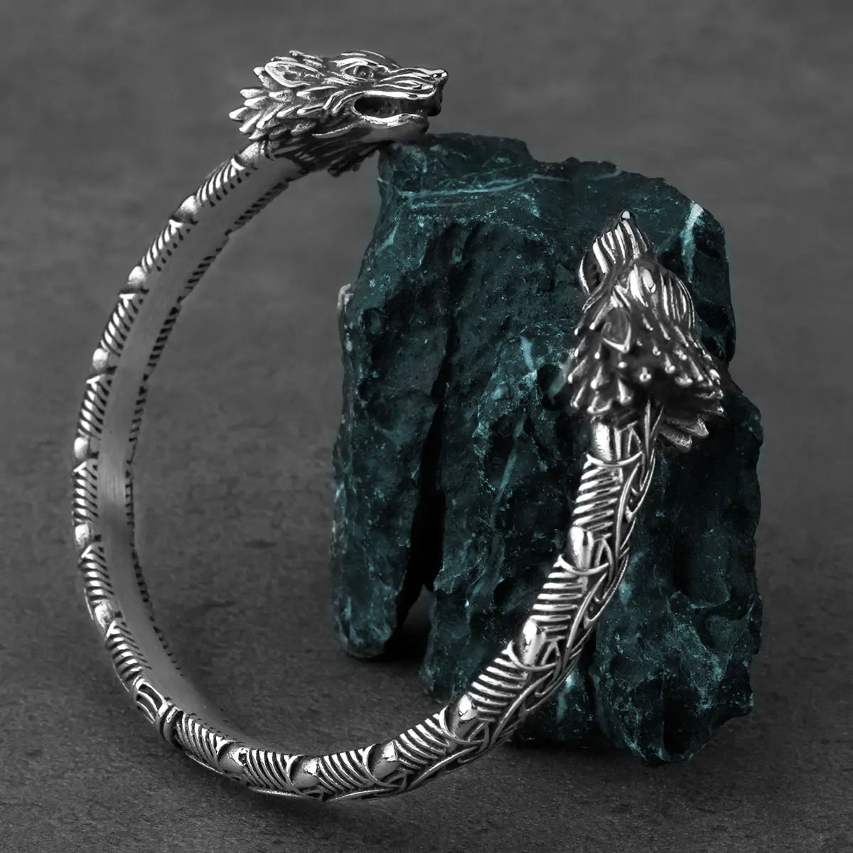 Wolves of Odin Arm Ring Stainless Steel