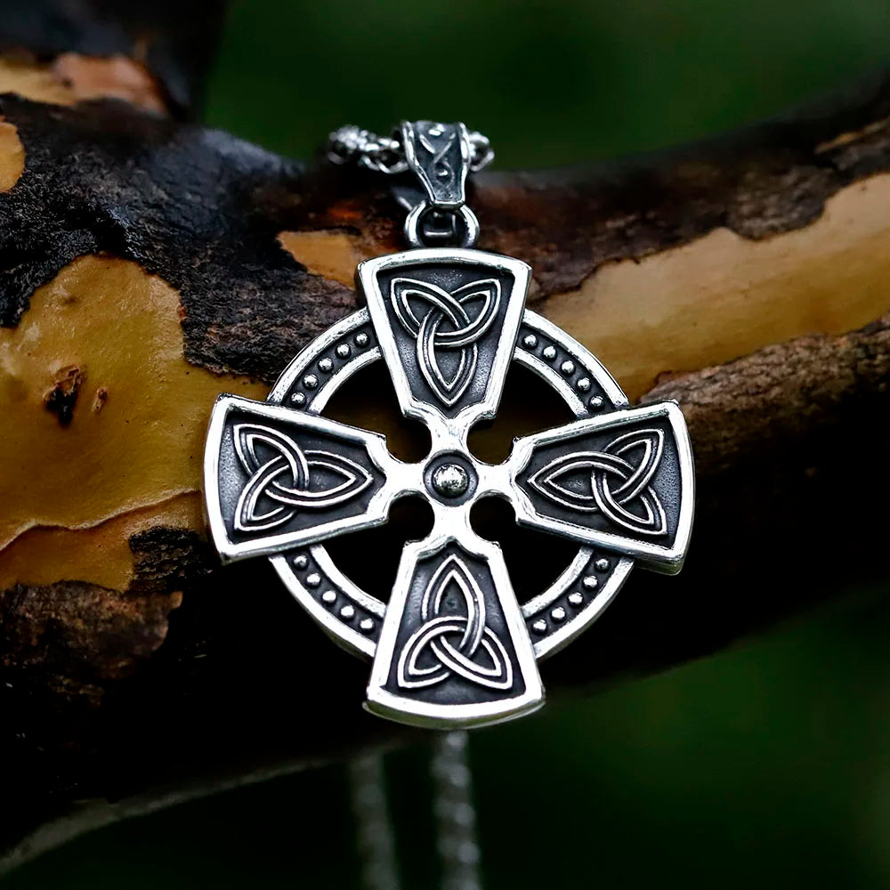 Sacred Weave Cross Necklace