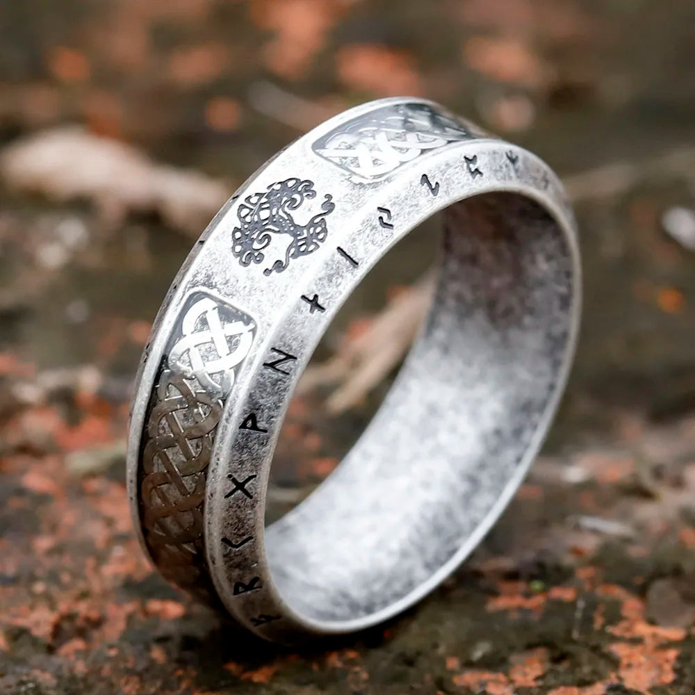 Viking Roots of Eternity Yggdrasil Ring Stainless Steel