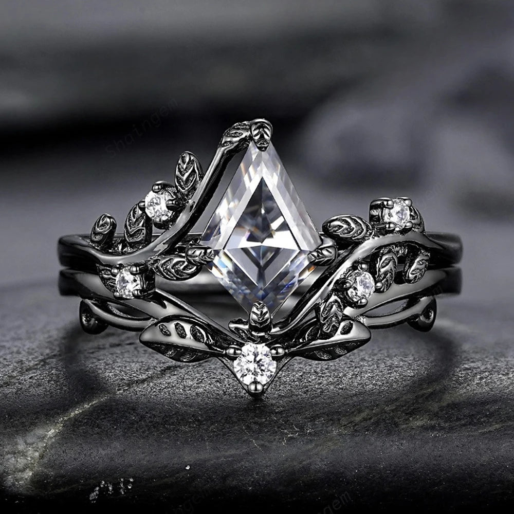 Viking Nightbloom of Hel Norse Ring