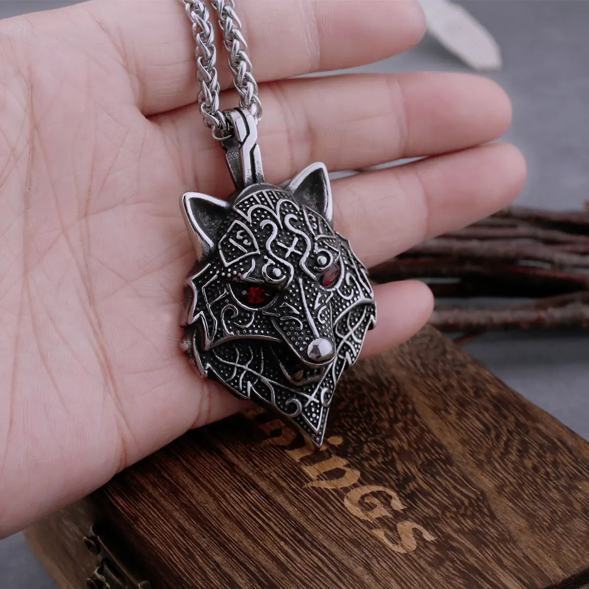 Guardian of the Underworld Garmr Helhound Necklace