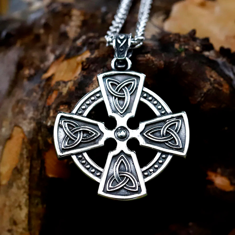 Sacred Weave Cross Necklace