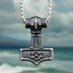 Viking Mjolnir Thor's Hammer Necklace Pendant