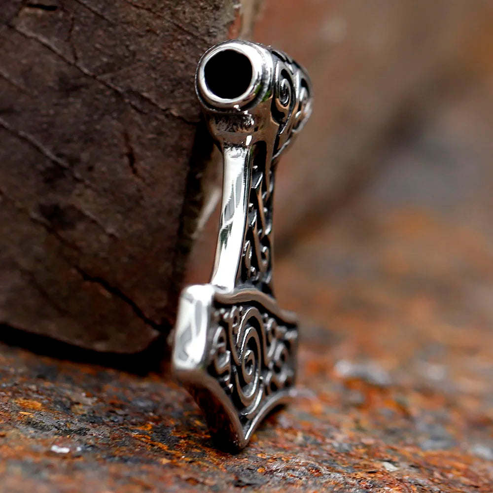 Viking Thor's Hammer Mjolnir Necklace