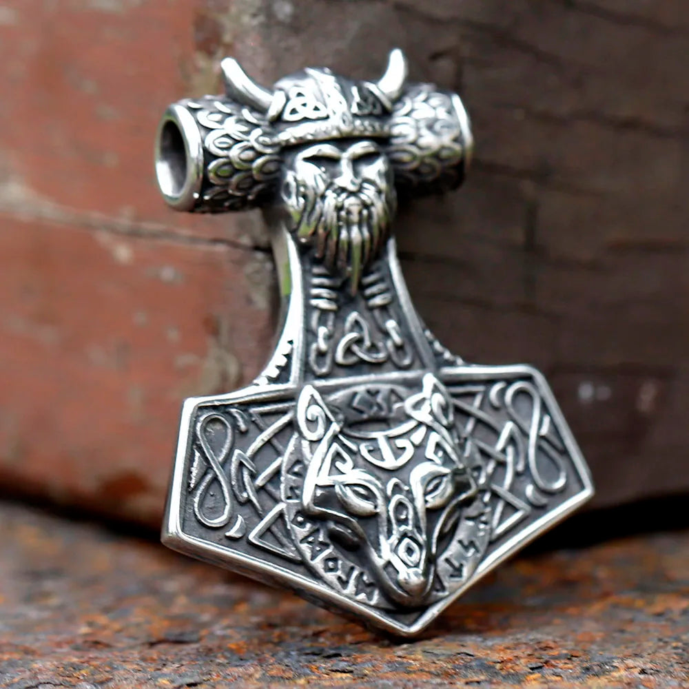 WOLFSTORM Mjolnir Necklace Pendant