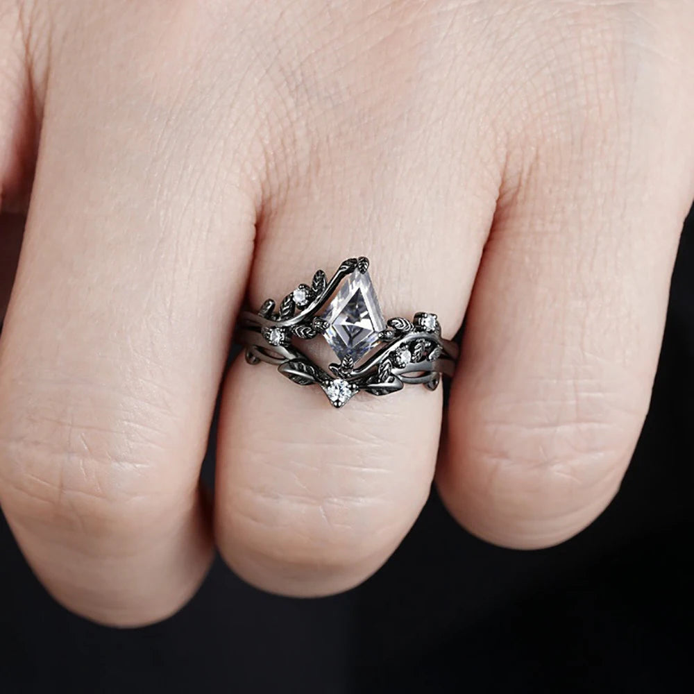 Viking Nightbloom of Hel Norse Ring