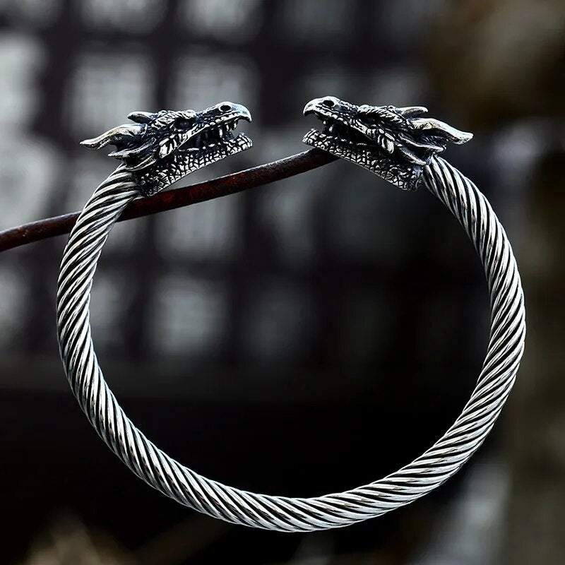 Dragons of Niflheim Arm Ring Stainless Steel