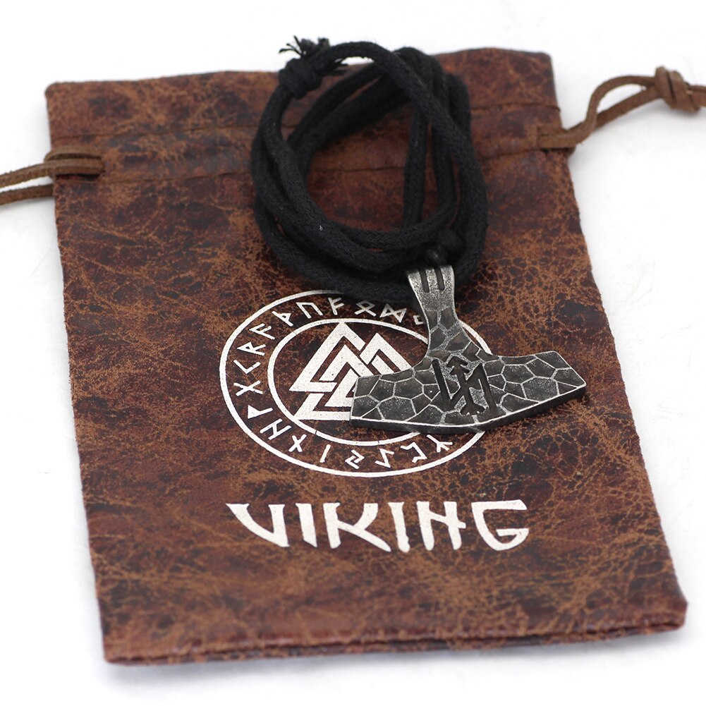 Mjölnir Runic Foresight Necklace Stainless Steel