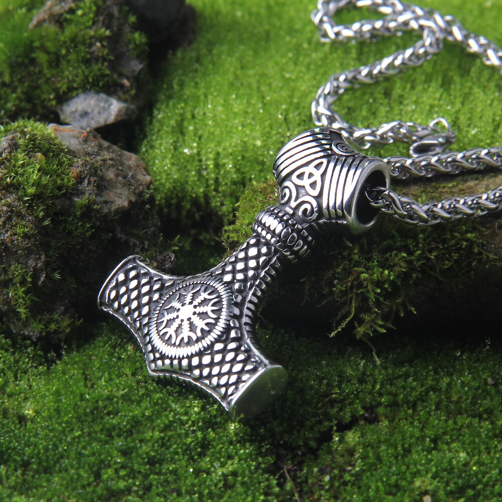 Mjölnir Protection Necklace Stainless Steel