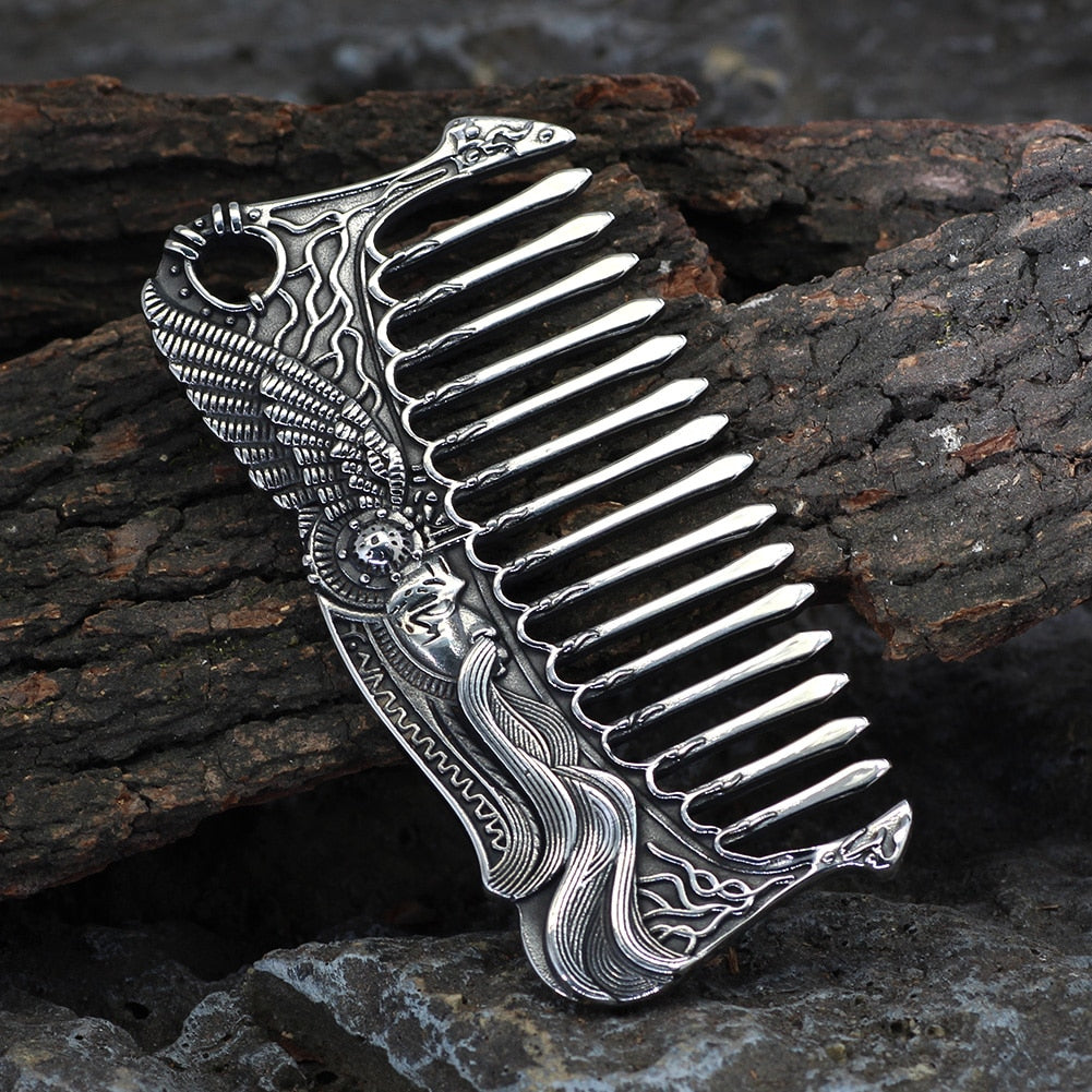 Valkyrie Queen Sigrún Comb Stainless Steel