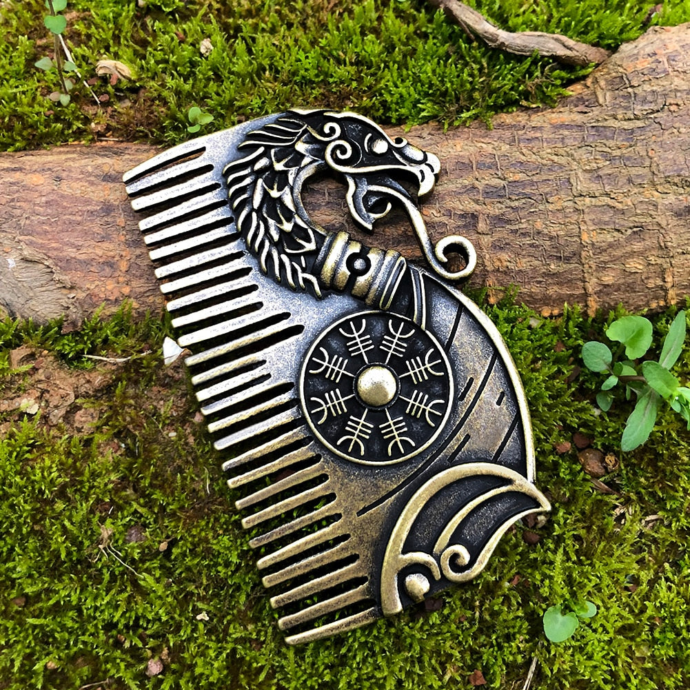 Viking Drakkar Longship Comb Stainless Steel