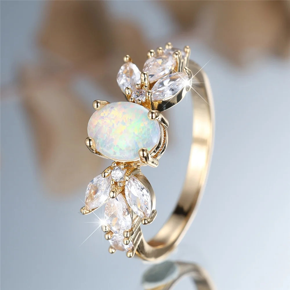 Viking Ragnarok Starfire Opal Norse Ring