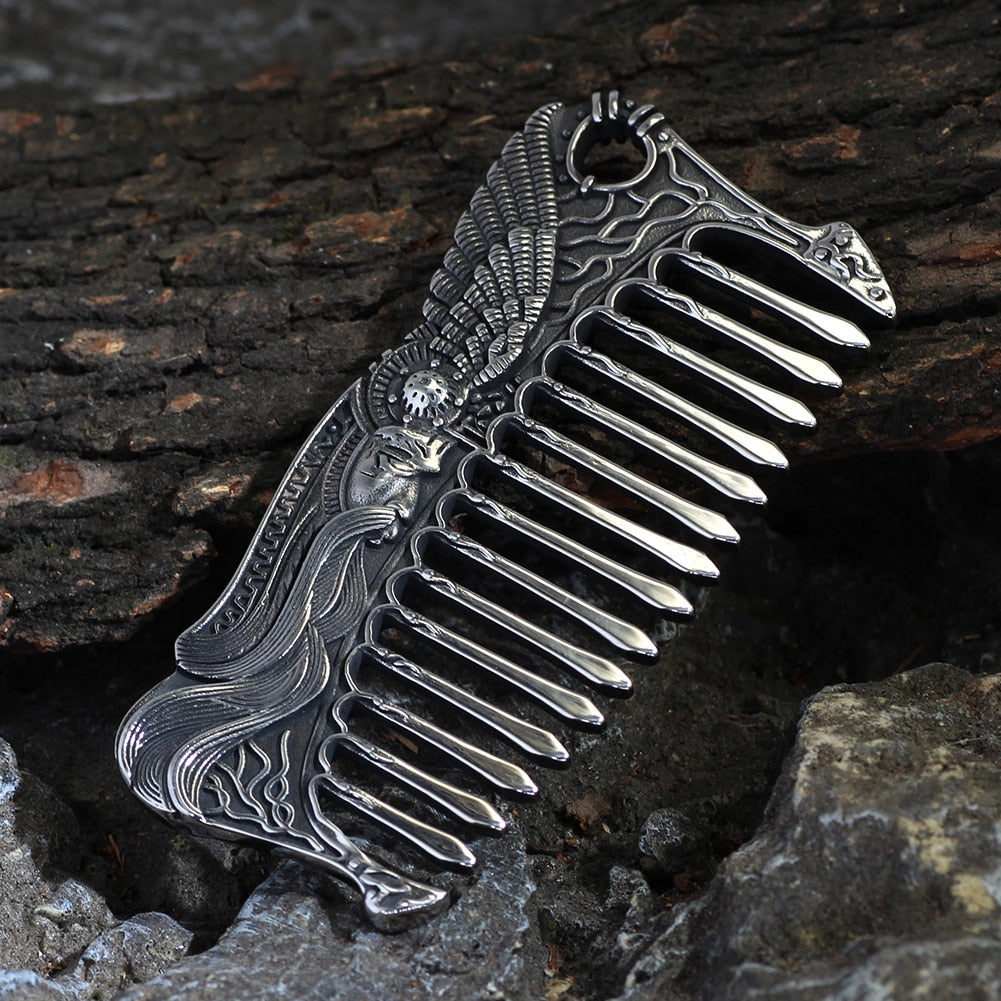 Valkyrie Queen Sigrún Comb Stainless Steel