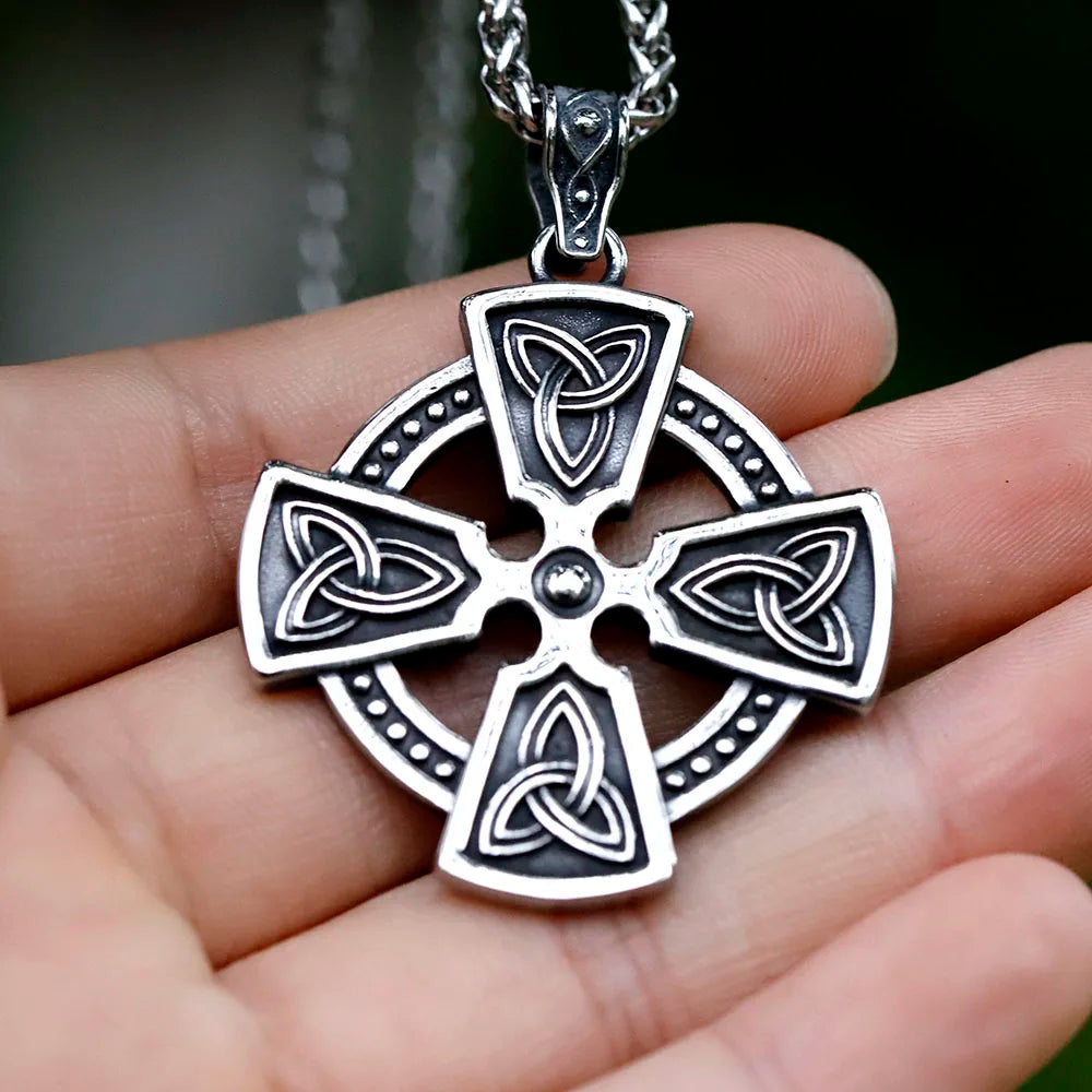 Sacred Weave Cross Necklace